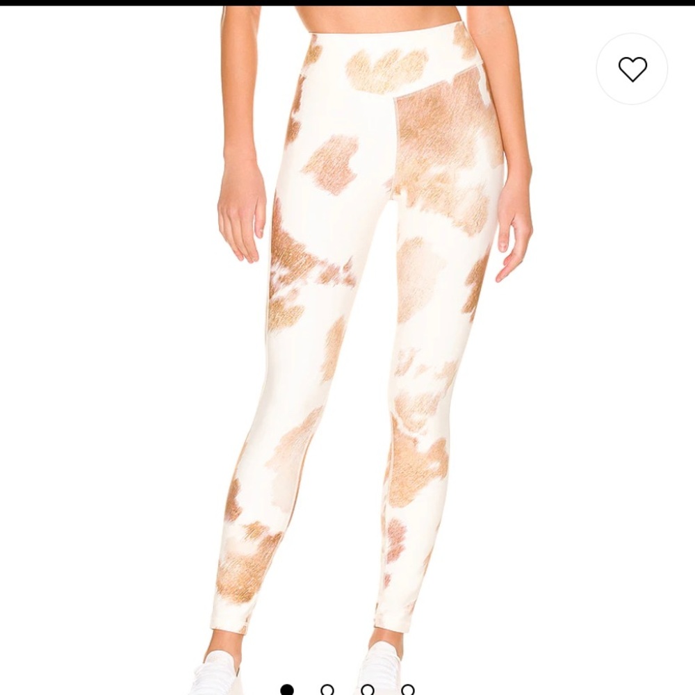 WeWoreWhat V-shaped Cowhide leggings